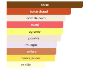 Notes Jouri Lattafa Perfumes pour femme

