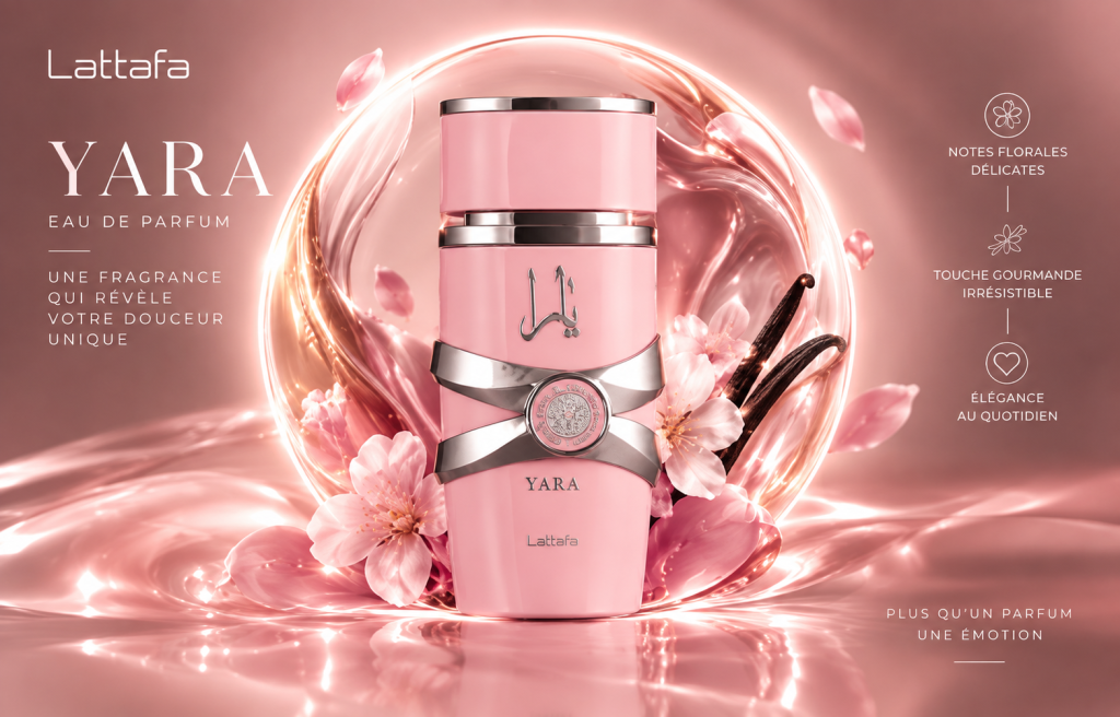 Yara Lattafa parfum femme au Maroc