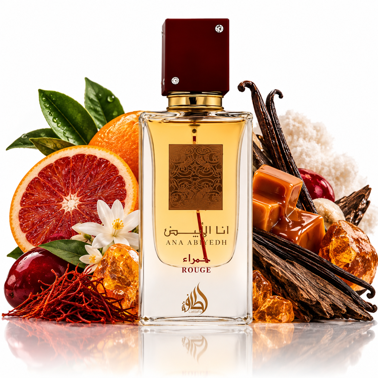 Ana Abiyedh Rouge Lattafa – Parfum Homme et Femme 60ml