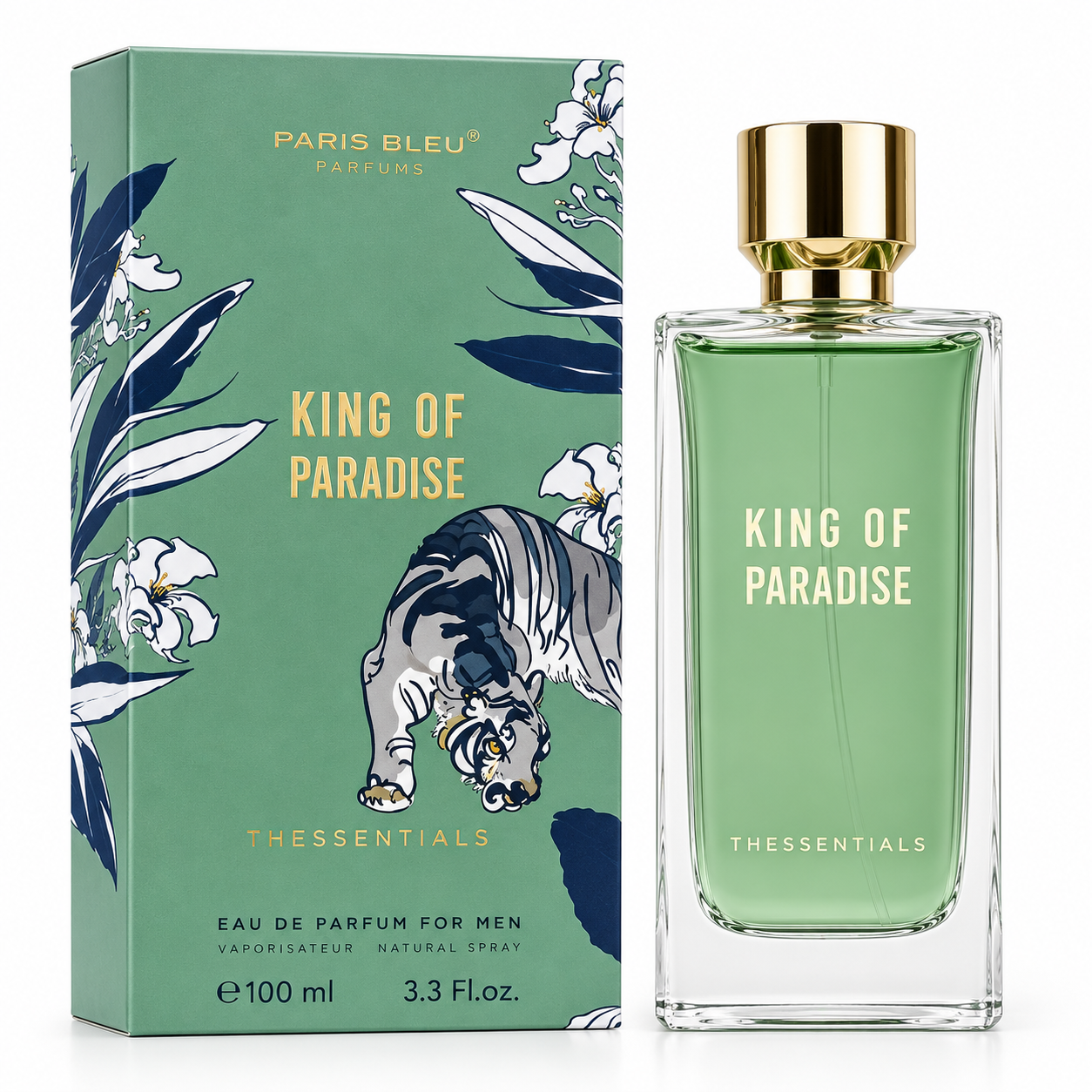Titre : King of Paradise Paris Bleu Parfum Homme 100ml